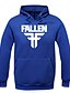 preiswerte Herren-Hoodies und -Sweatshirts-Herrn Aktiv Hose - Buchstabe Druck Schwarz / Sport / Langarm / Frühling / Herbst / Lang