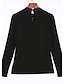 levne Dámská trička-Dámské Jednobarevné Velké velikosti Sofistikované Tričko-Podzim Polyester Tričkový Dlouhý rukáv Neprůhledné