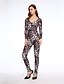 cheap Women&#039;s Jumpsuits &amp; Rompers-Women&#039;s Sexy/Bodycon/Casual/Print Stretchy Thin Long Sleeve Jumpsuits (Spandex/Polyester)