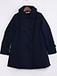 billige Frakker og trenchcoats til kvinder-Normal Langærmet Lilla / Rosa / Navyblå XXL / XXXL / 4XL