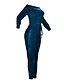 cheap Women&#039;s Jumpsuits-Women&#039;s Jumpsuit Solid Colored Boat Neck Daily Straight Long Sleeve Pink Blue S M L Fall