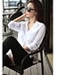 cheap Women&#039;s Blouses &amp; Shirts-Women&#039;s Simple / Street chic Shirt - Solid Colored V Neck / Summer