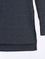 cheap Women&#039;s T-shirts-Women&#039;s T-shirt Solid Colored Letter Long Sleeve Tops Casual Turtleneck Gray