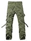 זול מכנסי גברים-בגדי ריקוד גברים פעיל מידות גדולות כותנה ישר / צ&#039;ינו מכנסיים - אחיד ירוק צבא / סתיו / חורף
