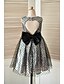 cheap Flower Girl Dresses-A-Line Knee Length Flower Girl Dress Cute Prom Dress Tulle with Sash / Ribbon Fit 3-16 Years