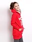 cheap Women&#039;s Hoodies &amp; Sweatshirts-Women&#039;s Maternity Hoodie Letter Casual Hoodies Sweatshirts  Cotton Long Black Red Pink / Fall