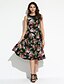 cheap Women&#039;s Dresses-Women&#039;s Vintage Skater Dress - Floral