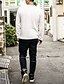 preiswerte Männerhosen-Herren Einfach Mittlere Hüfthöhe Mikro-elastisch Gerade Jeans Hose,Baumwolle Ganzjährig Verziert