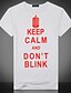 preiswerte T-Shirts &amp; Tank Tops für Herren-Herrn Buchstabe - Einfach / Aktiv T-shirt, Rundhalsausschnitt / Kurzarm