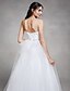 cheap Wedding Dresses-Wedding Dresses A-Line Sweetheart Sleeveless Chapel Train Tulle Bridal Gowns With Lace Beading 2023