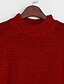 voordelige Damestruien-Dames Strakke ronde hals Lange mouw Pullover Effen