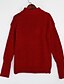 voordelige Damestruien-Dames Strakke ronde hals Lange mouw Pullover Effen