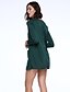 cheap Women&#039;s Dresses-Women&#039;s Loose Long Sleeve Solid Colored Fall Winter Casual Black Orange Green M L XL XXL