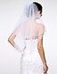 cheap Wedding Veils-Two-tier Wedding Veil Elbow Veils 53 Beading Mesh / Angel cut / Waterfall
