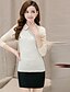 cheap Women&#039;s Sweaters-Women&#039;s Going out Casual Lace / Beaded Solid Colored Long Sleeve Regular Pullover, Shirt Collar Fall / Winter Black / Wine / Green