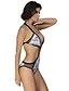 voordelige Bikini&#039;s &amp; Badmode-Dames Halter Monokini - Print