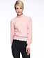 cheap Women&#039;s Blouses &amp; Shirts-Women&#039;s Lace Spring Summer Lace Splice Chiffon Stand Collar Long Sleeve OL Shirt Casual Blouse Tops