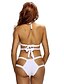 cheap Women&#039;s Lingerie-Women&#039;s Solid / Push-up / Cutouts Bikini - Solid Colored