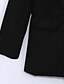 cheap Women&#039;s Wool &amp; Wool Blend Coats-Women&#039;s Going out / Work Street chic Fall / Winter Regular Coat, Solid Color Crew Neck Long Sleeve Wool / Others Black / Gray