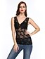 cheap Tank Tops &amp; Camis-Women&#039;s Tank Top - Solid Colored, Lace Deep V