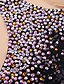 preiswerte Eiskunstlaufkleider, -hosen und -jacken-Eiskunstlaufkleid Damen Mädchen Eislaufen Kleider Austattungen Yan-pink  Violett Dunkelrot Asymmetrischer Saum Gitter Elasthan Hochelastisch Ausbildung Wettbewerb Eiskunstlaufkleidung Handgemacht
