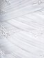 preiswerte Hochzeitskleider-Hochzeitskleider Bodenlanger Rock A-Linie Reguläre Träger Schatz Ausschnitt Spitze Mit Applikationen Überkreuzte Rüschen 2023 Brautkleider