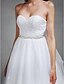 cheap Wedding Dresses-Wedding Dresses A-Line Sweetheart Sleeveless Chapel Train Tulle Bridal Gowns With Lace Beading 2023