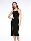 cheap Women&#039;s Dresses-Women&#039;s Sexy Bodycon Casual Cute Plus Sizes Micro Elastic Sleeveless Maxi Dress (Cotton)