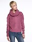 cheap Women&#039;s Tops-Women&#039;s Street chic Pullover - Solid Colored