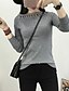 abordables Tops Femmes-Femme Pullover - Couleur Pleine, Ouvert