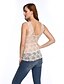 cheap Tank Tops &amp; Camis-Women&#039;s Tank Top - Solid Colored, Lace Deep V