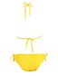 economico Bikini e costumi da bagno-Per donna Monocolore Florale Sportivo All&#039;americana Bianco Nero Viola Bikini Costumi da bagno Costume da bagno - Tinta unita S M L Bianco