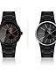 お買い得  腕時計-SINOBI 男性 ファッションウォッチ 耐水 耐衝撃性 クォーツ 合金 バンド カジュアルスーツ ブラック