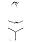olcso Szexi fehérnemű-Női Csipke / Nyitott alsónemű Erotikus Body Hálóruha Egyszínű Fukszia Fekete Egy méret / Pántos