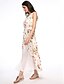 cheap Women&#039;s Dresses-Women&#039;s Casual/Print Inelastic Sleeveless Maxi Dress (Chiffon)