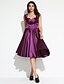 cheap Vintage Dresses-Women&#039;s Party Going out Vintage Sheath Swing Dress - Solid Colored Pleated Sweetheart Neckline All Seasons Black Cream Purple