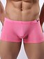 cheap Men&#039;s Exotic Underwear-Men&#039;s Boxer Briefs 1 PC Underwear Solid Colored Nylon Super Sexy White Black Blue M L XL