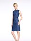 cheap Women&#039;s Dresses-Women&#039;s Going out Street chic Shift Dress,Solid Round Neck Midi Sleeveless Cotton Summer Mid Rise