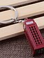 ieftine Brelocuri Cadou-Oțel inoxidabil Favoruri Keychain-1 Piece / Set Brelocuri Temă Clasică Personalizat Roșu