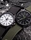 halpa Armeijakellot-Wrist Watch field watch for Couple&#039;s Analog Casual Fashion Vintage Cool Punk Large Dial Alloy Fabric / One Year