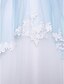 economico Gemelli-Da ballo Lungo Tulle Mezza manica Con decorazione gioiello con Dettagli con cristalli / Perline / Con applique
