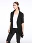 cheap Women&#039;s Jackets-Women&#039;s Jacket Casual Jacket Daily Spring Fall Regular Coat Round Neck Jacket Long Sleeve Solid Colored Classic Style Black Green