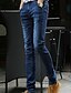 cheap Men&#039;s Pants-Men&#039;s Mid Rise Micro-elastic Jeans Pants,Simple Skinny Solid