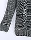 economico Maglioni da donna-Per donna Casual Moda città Monocolore Manica lunga Standard Pullover, Rotonda Autunno Nero