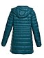 preiswerte Daunenjacken &amp; Parkas für Damen-Damen Daunenjacke Alltag Winter Standard Mantel Jacken Langarm Solide Wein Blau Schwarz / Übergrössen / Weiße Entendaunen / Übergrössen