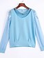 cheap Plus Size Tops-Women&#039;s Blouse Solid Colored Round Neck Daily Weekend Long Sleeve Regular Fit Tops White Black Purple