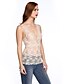 cheap Tank Tops &amp; Camis-Women&#039;s Tank Top - Solid Colored, Lace Deep V