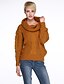 cheap Women&#039;s Tops-Women&#039;s Street chic Pullover - Solid Colored