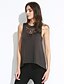 cheap Tank Tops &amp; Camis-Women&#039;s Daily Plus Size Street chic Summer Tank Top,Solid Round Neck Sleeveless Cotton Medium