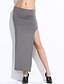 cheap Women&#039;s Skirts-Women&#039;s Sexy High Waist Side Split Package Hip Solid Dress